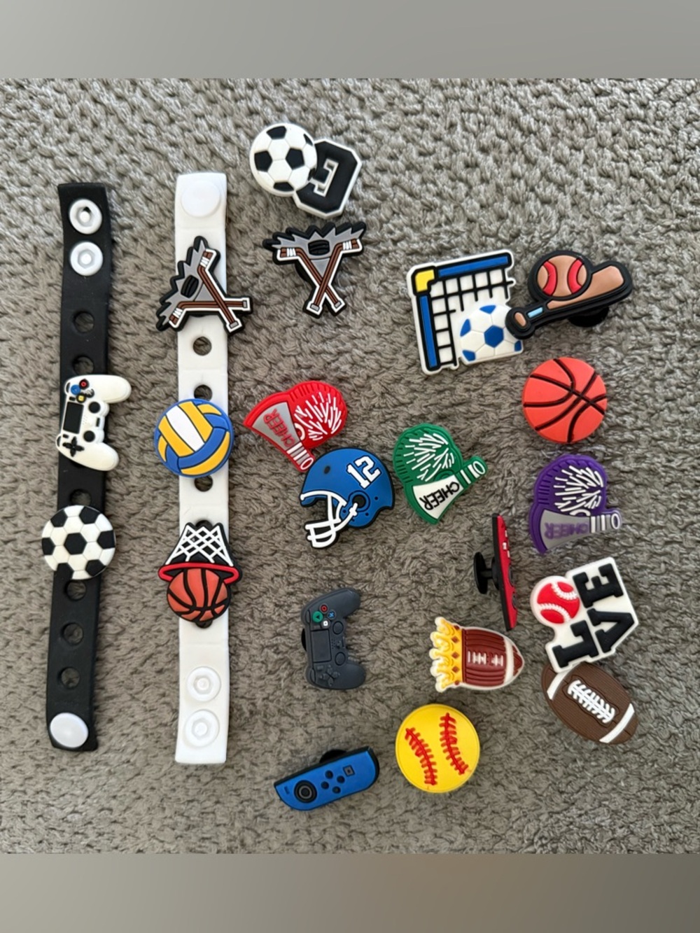 🦄Sports & Gaming Jibbitz Shoe Charms